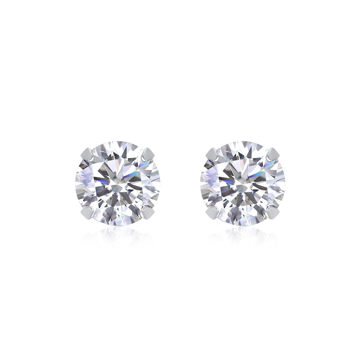 Minimalist S925 Sterling Silver Moissanite Hoop Earrings for Women | Classic Huggie Earrings with Diamond-Like Sparkle