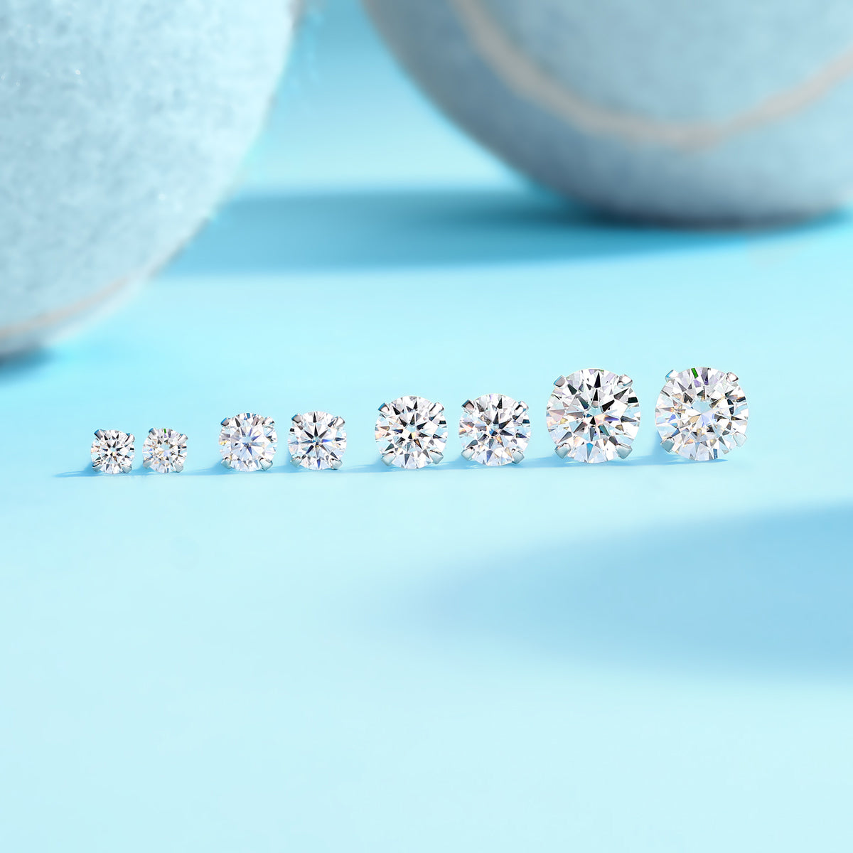 Minimalist S925 Sterling Silver Moissanite Hoop Earrings for Women | Classic Huggie Earrings with Diamond-Like Sparkle