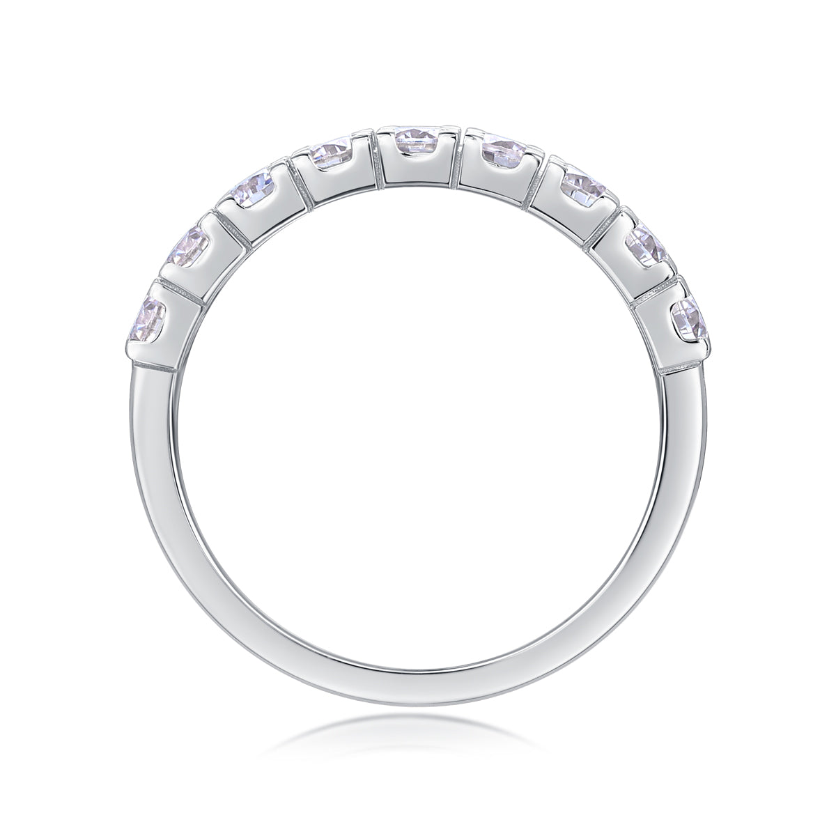 Bague en argent sterling S925 avec moissanite – Bague élégante et légère pour femme. Scintillement tendance, effet diamant, hypoallergénique et résistante au ternissement. Design unique, idéal pour un cadeau d'amour ou pour se faire plaisir.