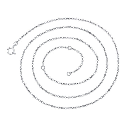Minimalist 925 Sterling Silver Necklace for Women - Simple Single Chain, Premium Electroplated Colors (Gold/Rose Gold/Silver), Light Luxury Jewelry