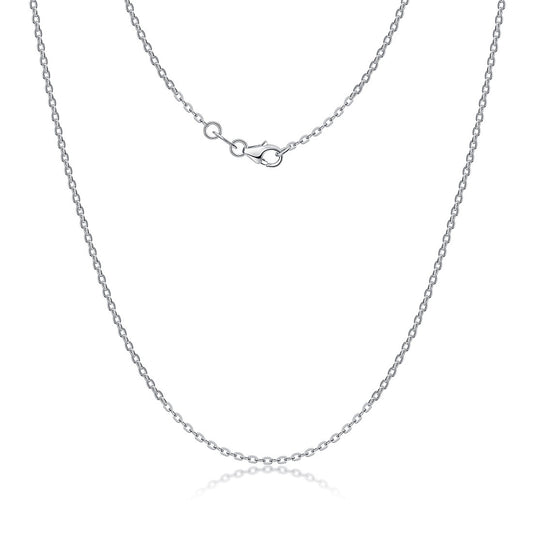 Collier minimaliste en argent sterling 925 pour femme – Chaîne simple et simple, couleurs électrolytiques haut de gamme (or/or rose/argent), bijoux de luxe légers