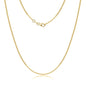 Minimalist 925 Sterling Silver Necklace for Women - Simple Single Chain, Premium Electroplated Colors (Gold/Rose Gold/Silver), Light Luxury Jewelry