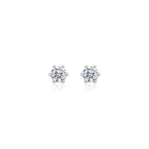 Minimalist S925 Sterling Silver Moissanite Hoop Earrings for Women | Classic Huggie Earrings with Diamond-Like Sparkle