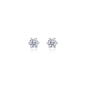 Minimalist S925 Sterling Silver Moissanite Hoop Earrings for Women | Classic Huggie Earrings with Diamond-Like Sparkle