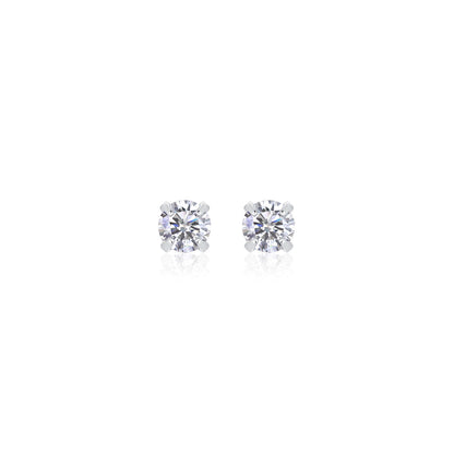 Minimalist S925 Sterling Silver Moissanite Hoop Earrings for Women | Classic Huggie Earrings with Diamond-Like Sparkle