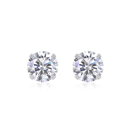Minimalist S925 Sterling Silver Moissanite Hoop Earrings for Women | Classic Huggie Earrings with Diamond-Like Sparkle