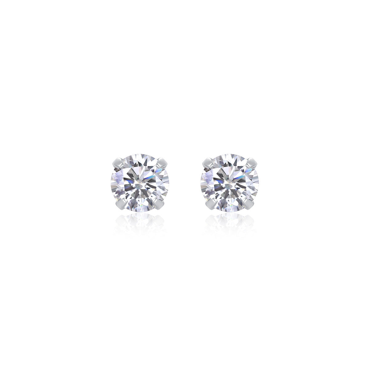 Minimalist S925 Sterling Silver Moissanite Hoop Earrings for Women | Classic Huggie Earrings with Diamond-Like Sparkle