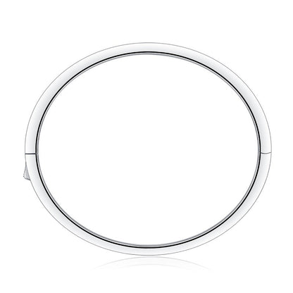 Bracelet jonc en moissanite – Bracelet de promesse en argent sterling S925, 39 pierres, taille 3EX, couleur D, cadeau d'anniversaire pour femme