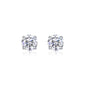 Minimalist S925 Sterling Silver Moissanite Hoop Earrings for Women | Classic Huggie Earrings with Diamond-Like Sparkle