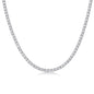 Endless Galaxy Moissanite Tennis Necklace | D Color 3EX Stones | 925 Sterling Silver, 18K White Gold Plated Luxury Jewelry