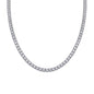 Endless Galaxy Moissanite Tennis Necklace | D Color 3EX Stones | 925 Sterling Silver, 18K White Gold Plated Luxury Jewelry