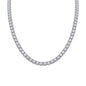 Endless Galaxy Moissanite Tennis Necklace | D Color 3EX Stones | 925 Sterling Silver, 18K White Gold Plated Luxury Jewelry
