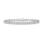 Men's & Women's Tennis Bracelet S925 Sterling Silver - Moissanite Diamond Alternative, Hypoallergenic, Wedding/Party Jewelry